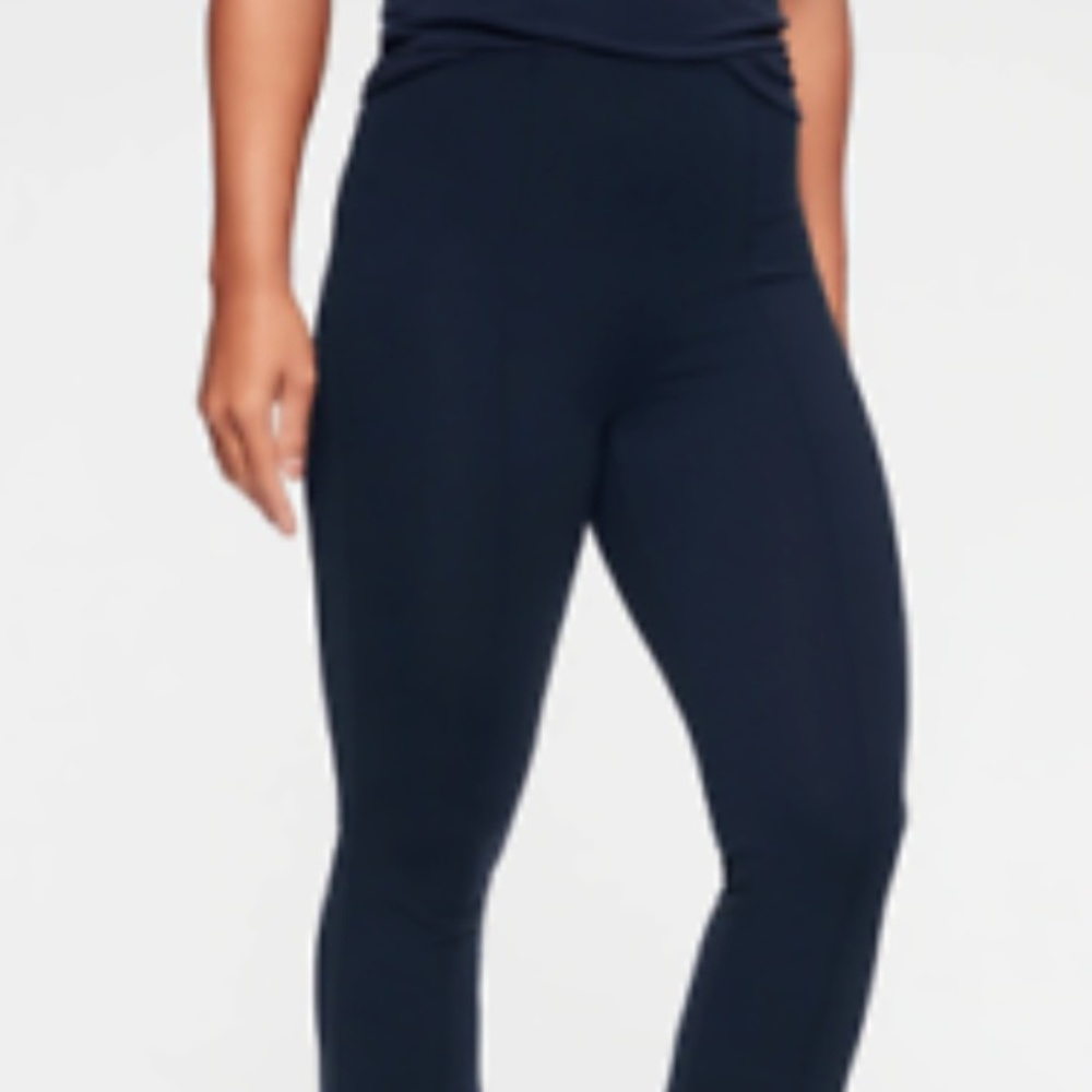 Athleta Greenwich Flare Pants size M Navy